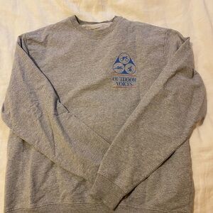 Outdoor Voices Heather Gray Crewneck Sweater